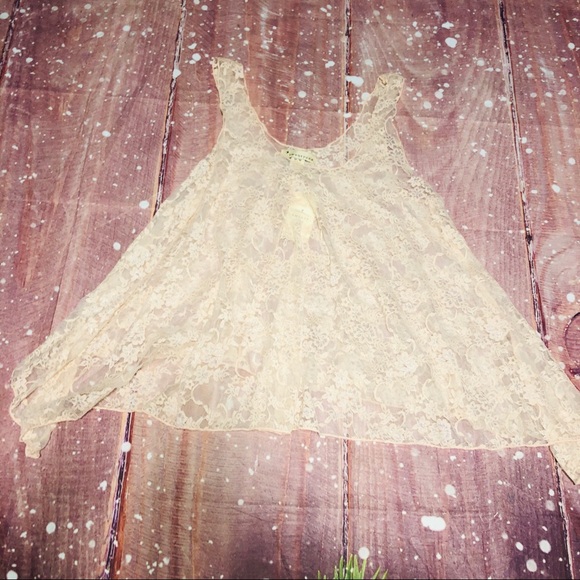 NWOT Forever21 Sheer Soft Pink Floral Tank Top - Picture 3 of 5